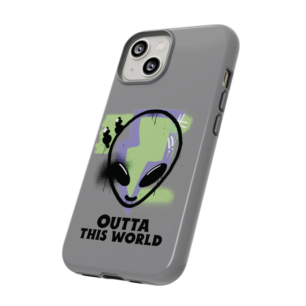 UFO iPhone Case Outta This World Sci-Fi Tough Mobile Cases