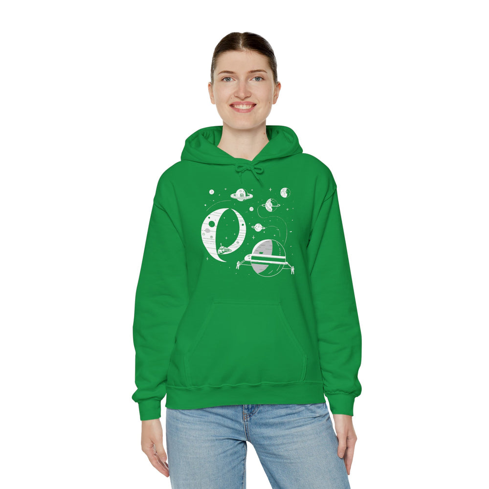 Space Station No283 SpaceArt Sci-Fi Hoodie