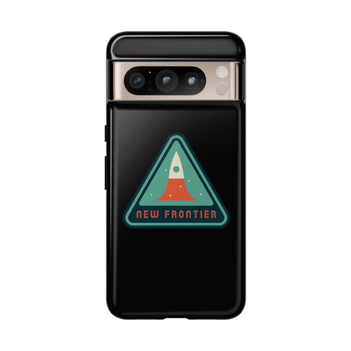 Retro Sci-Fi Google Pixel Cases | New Frontier Retro Sign