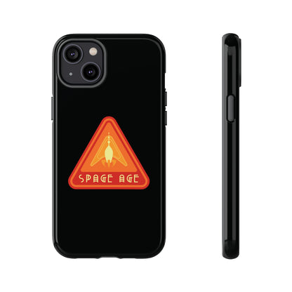 Space Age Retro Sci-Fi Tough iPhone Mobile Cases