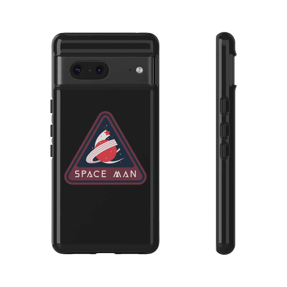 Retro Sci-Fi Google Pixel Cases Space Man Retro Sign Covers