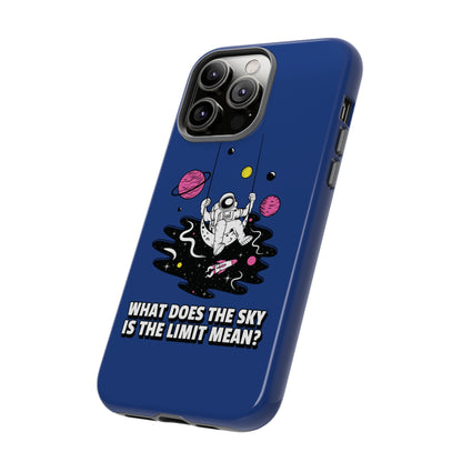 Astronaut iPhone Case Sky Is the Limit Sci-Fi Mobile Cover