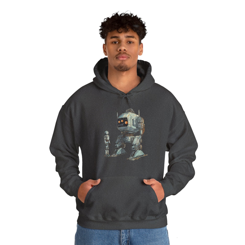 Let's Be Friends Robot Space Hoodie - Sci-Fi Art WeLoveSciFi