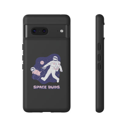 Buds Mobile Cases Funny Sci-Fi Astronaut & Dog Pixel Covers