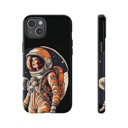 Spacegirl Astronaut Tough iPhone Mobile Cases WeLoveSciFi