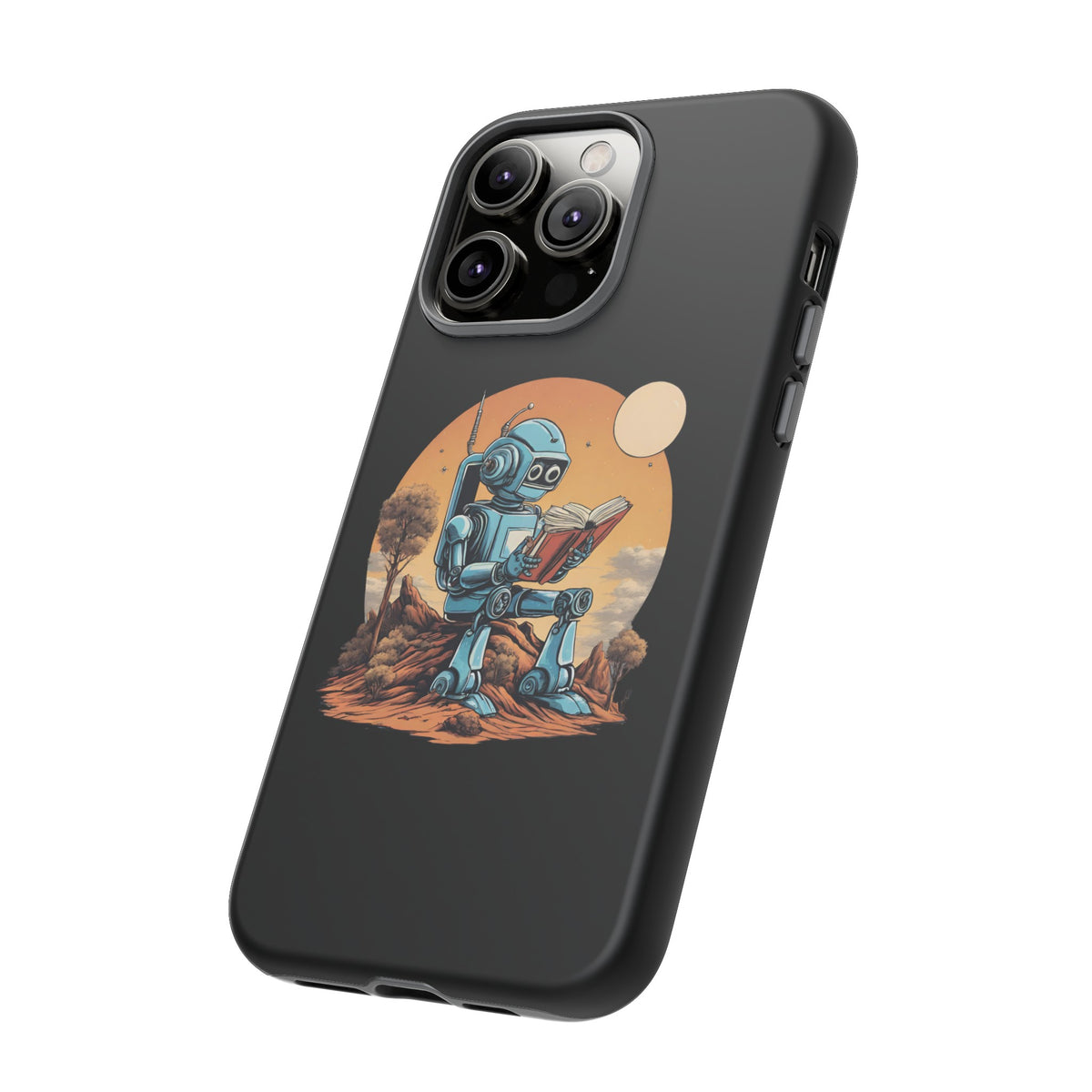 Humans Robot SpaceArt iPhone Cases - Tough Mobile Protection