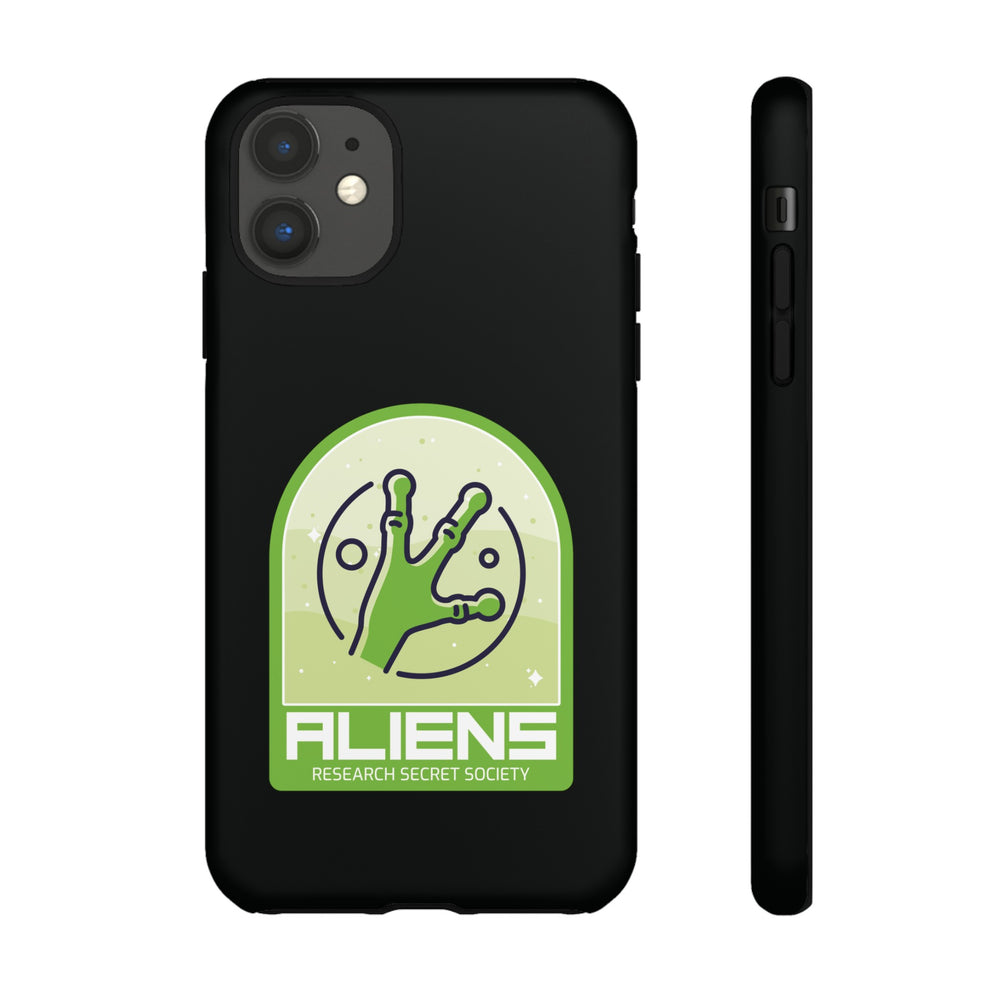 Aliens Research Secret Society UFO Sci-Fi iPhone Mobile Case