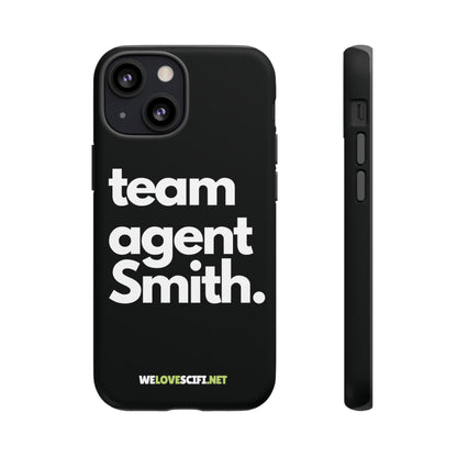 Team Agent Smith Supervillain Tough iPhone Mobile Cases