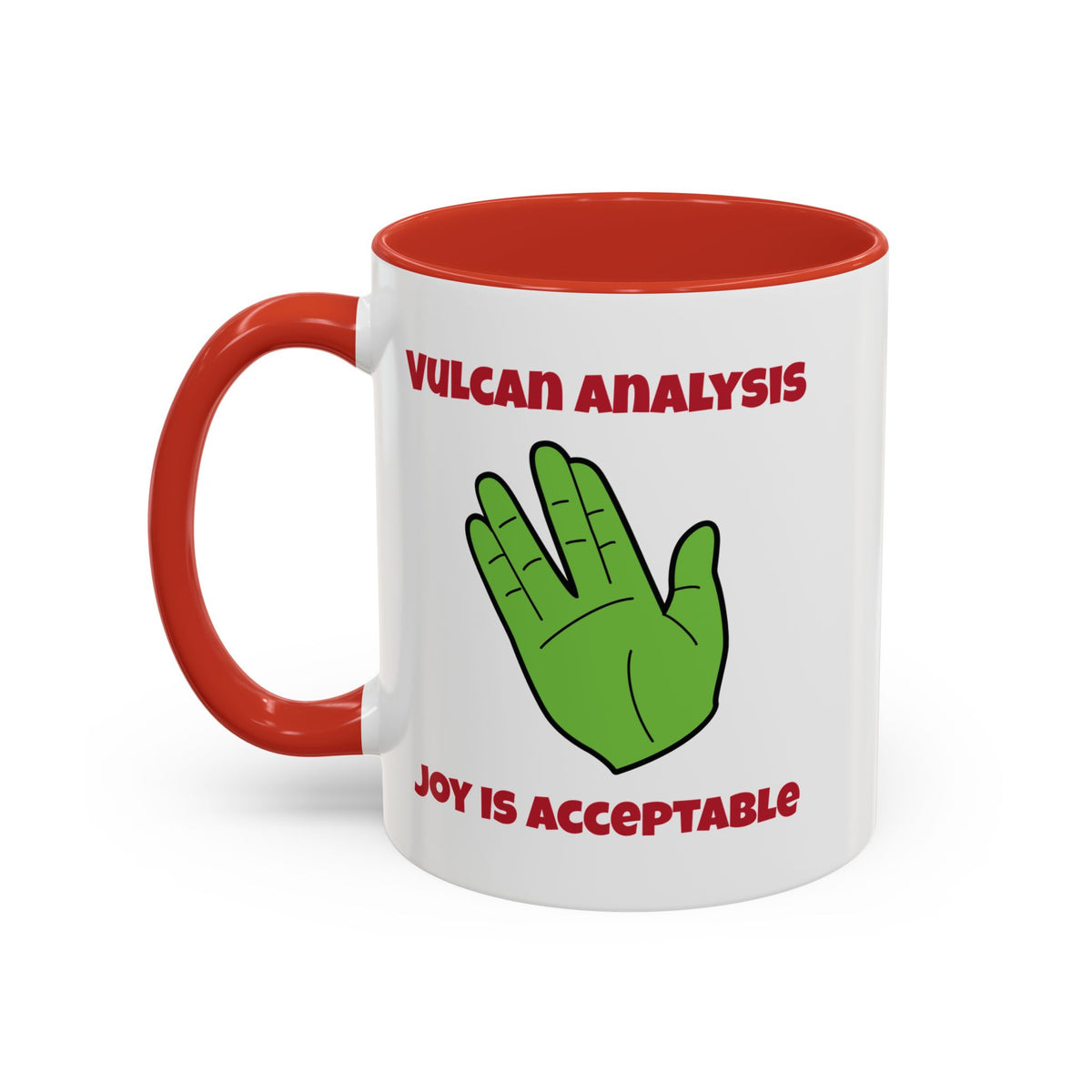 Vulcan Analysis Funny Spock Christmas Accent Mug-welovescifi.net