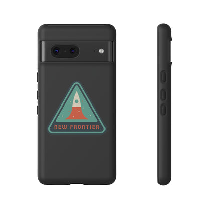 Retro Sci-Fi Google Pixel Cases | New Frontier Retro Sign