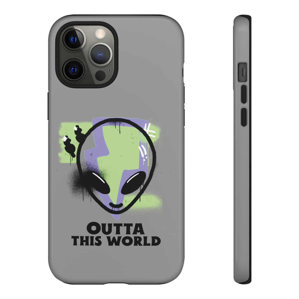 UFO iPhone Case Outta This World Sci-Fi Tough Mobile Cases