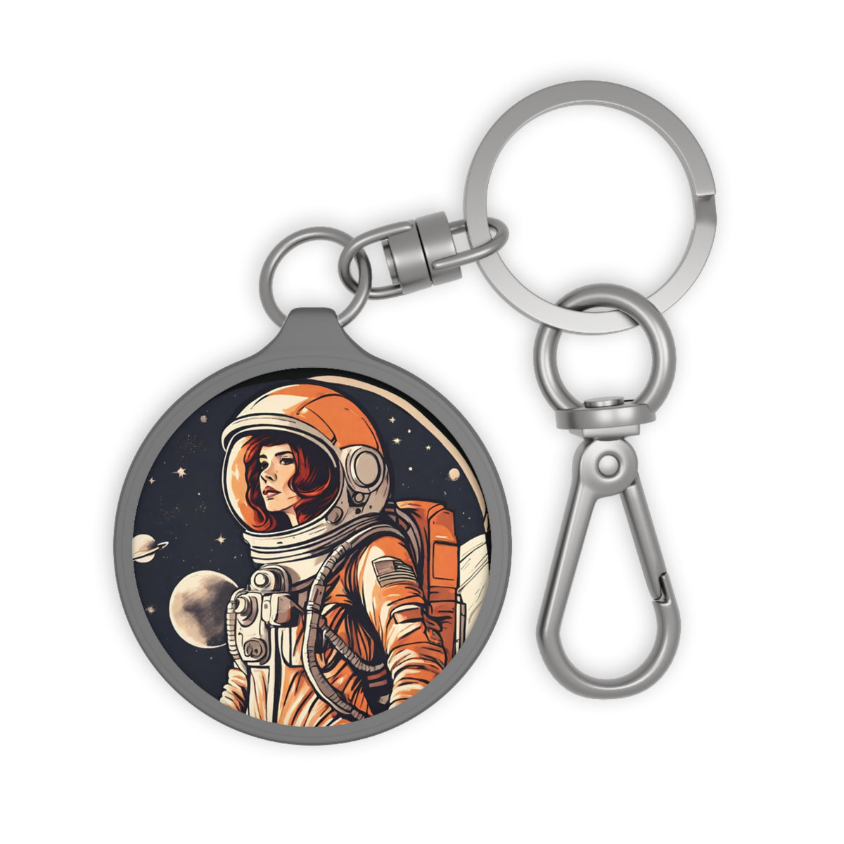 Astro Woman Keyring Tag-welovescifi.net