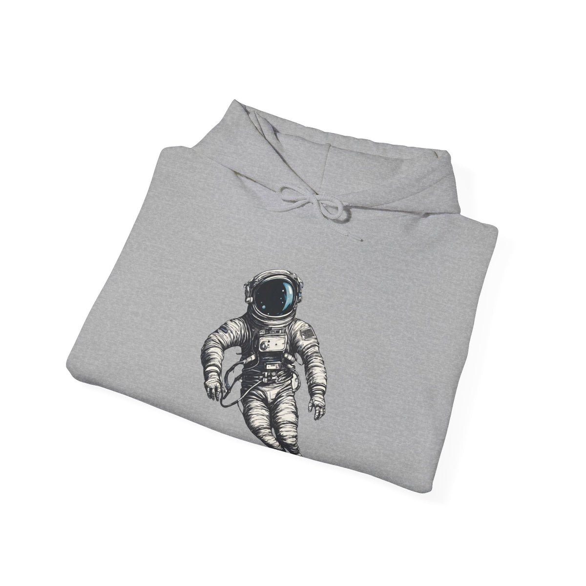 Floating Astronaut SpaceArt Sci-Fi Hoodie-welovescifi.net