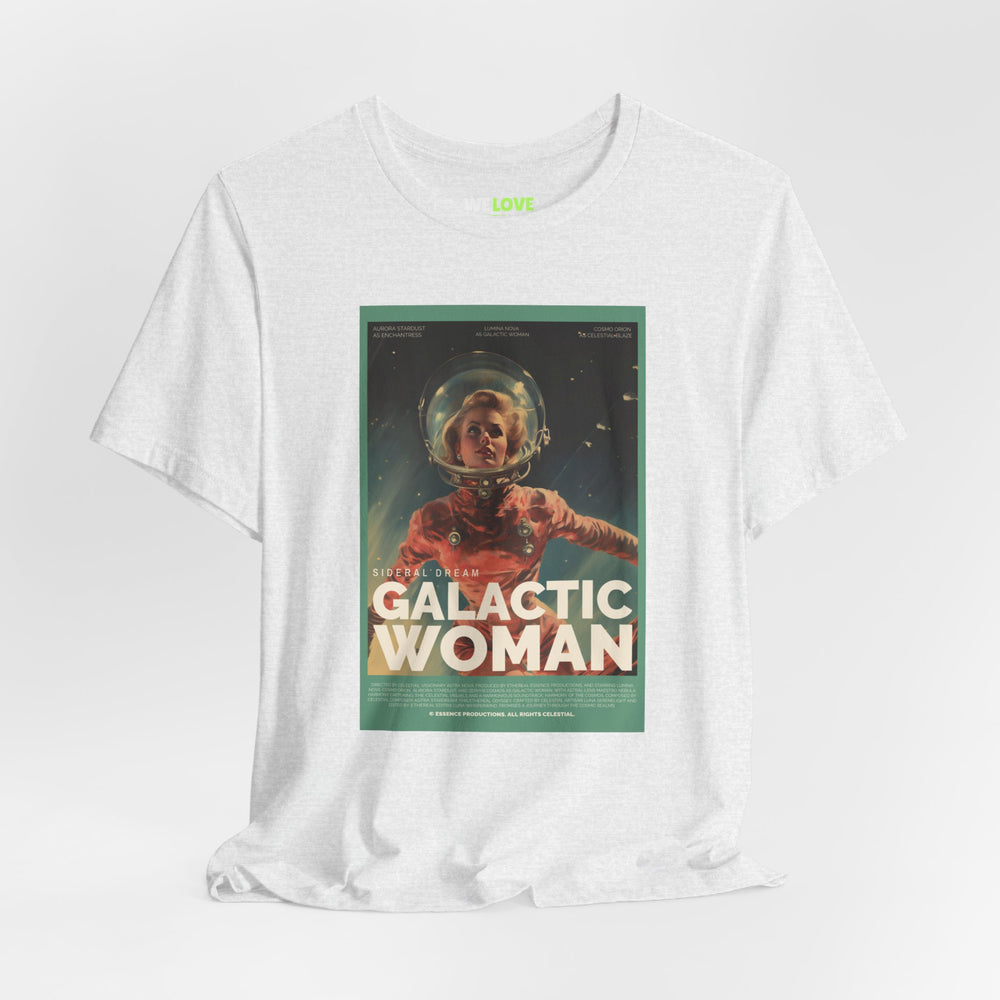 Galactic Woman Retro Sci-Fi T-Shirt-welovescifi.net