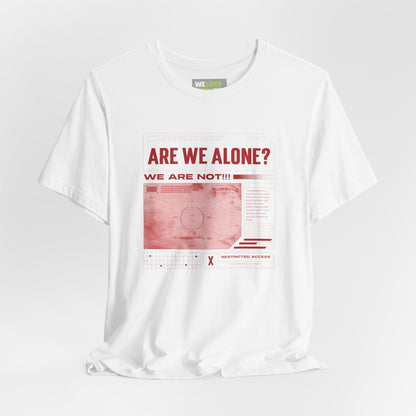 Are We Alone? UFO Sci-Fi T-Shirt-welovescifi.net