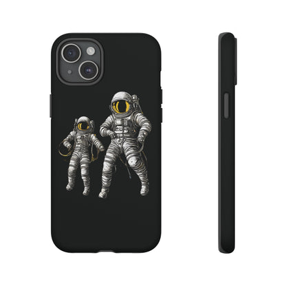 Astronauts Floating Tough iPhone Mobile Cases-welovescifi