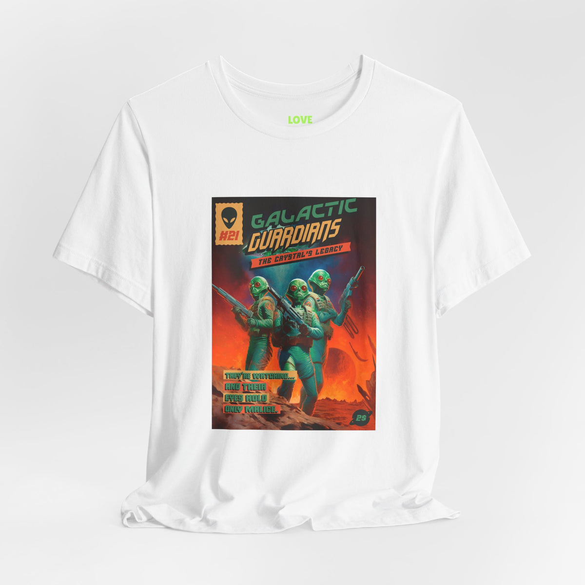 Galactic Guardians Retro Sci-Fi T-Shirt-welovescifi.net