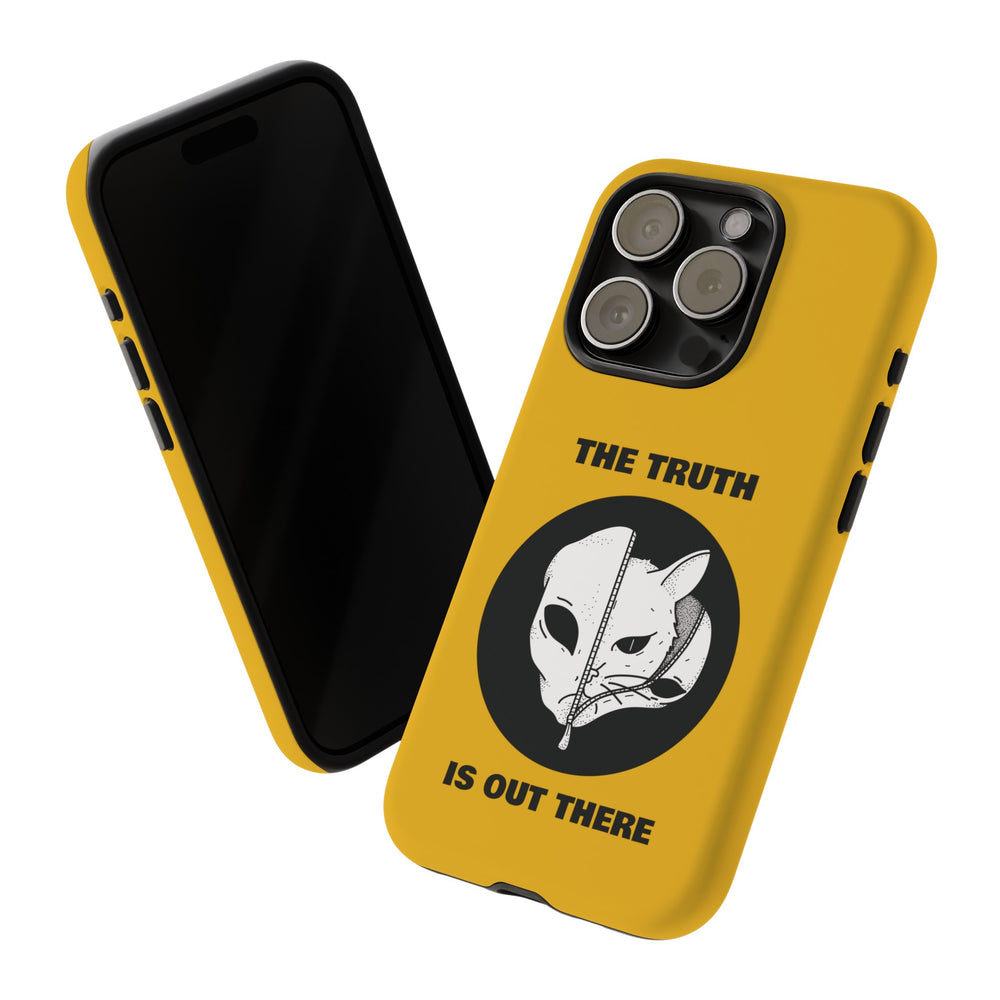 The Truth Is Outthere Funny Cat UFO Tough iPhone Mobile Cases-welovescifi.net