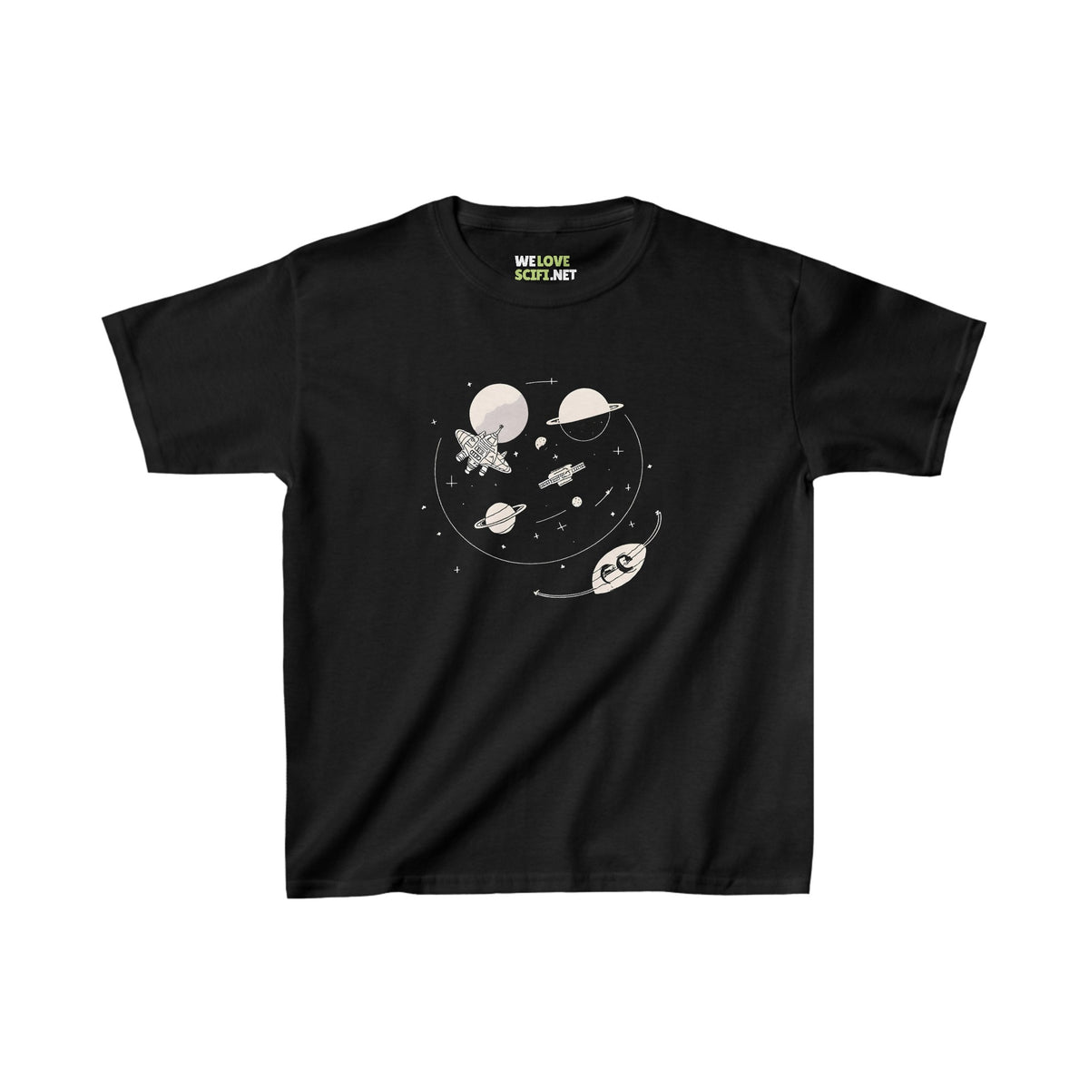 SpaceStation Tee | SpaceArt Kids Heavy Cotton™ T-Shirt