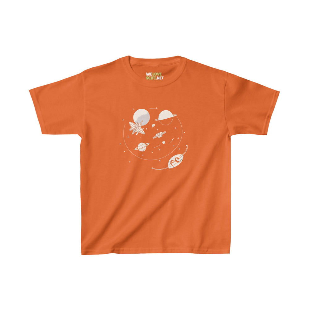 SpaceStation Tee | SpaceArt Kids Heavy Cotton™ T-Shirt