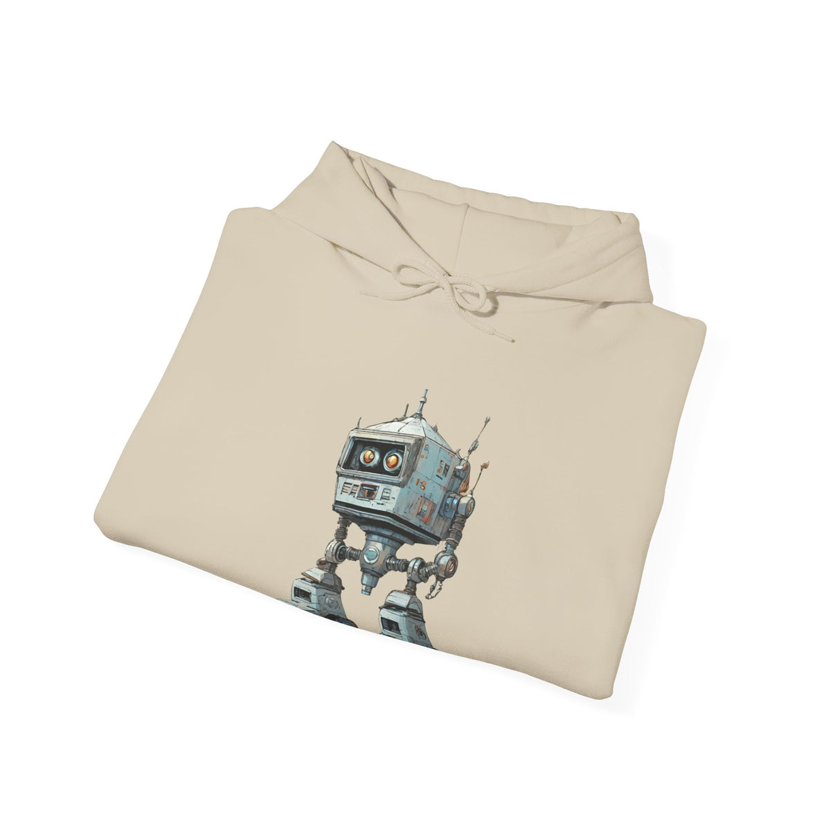 Get Out Of My Way Little Robot Spaceart Sci-Fi Hoodie