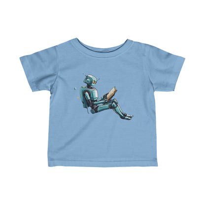 Space Art Infant Tee Sci-Fi Fine Jersey | Read Like a Robot