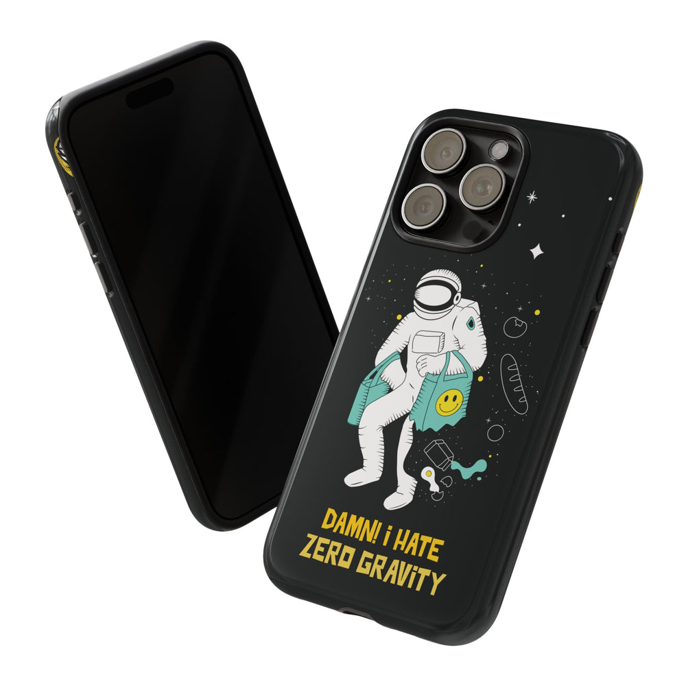 Zero Gravity Funny Astronaut Sci-Fi Tough iPhone Mobile Cases-welovescifi.net