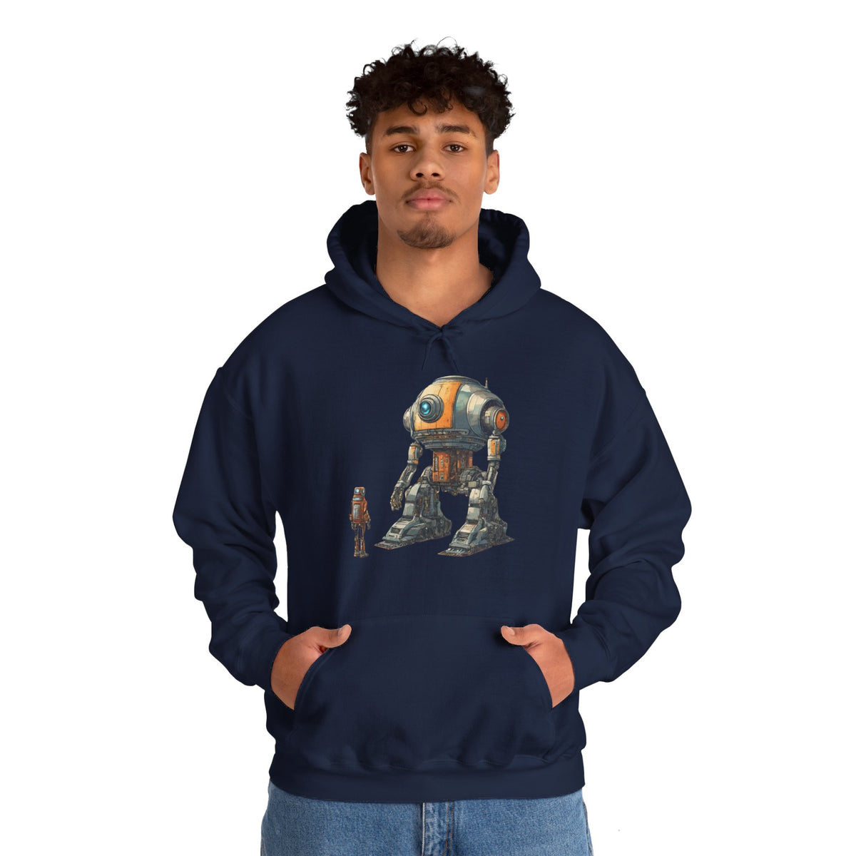 Robot Spaceart Hoodie - Sci-Fi Look at Me Hoodie WeLoveSciFi