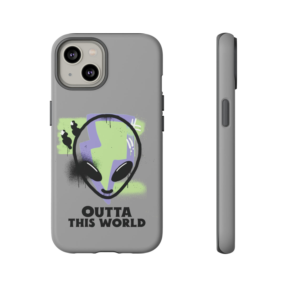 UFO iPhone Case Outta This World Sci-Fi Tough Mobile Cases