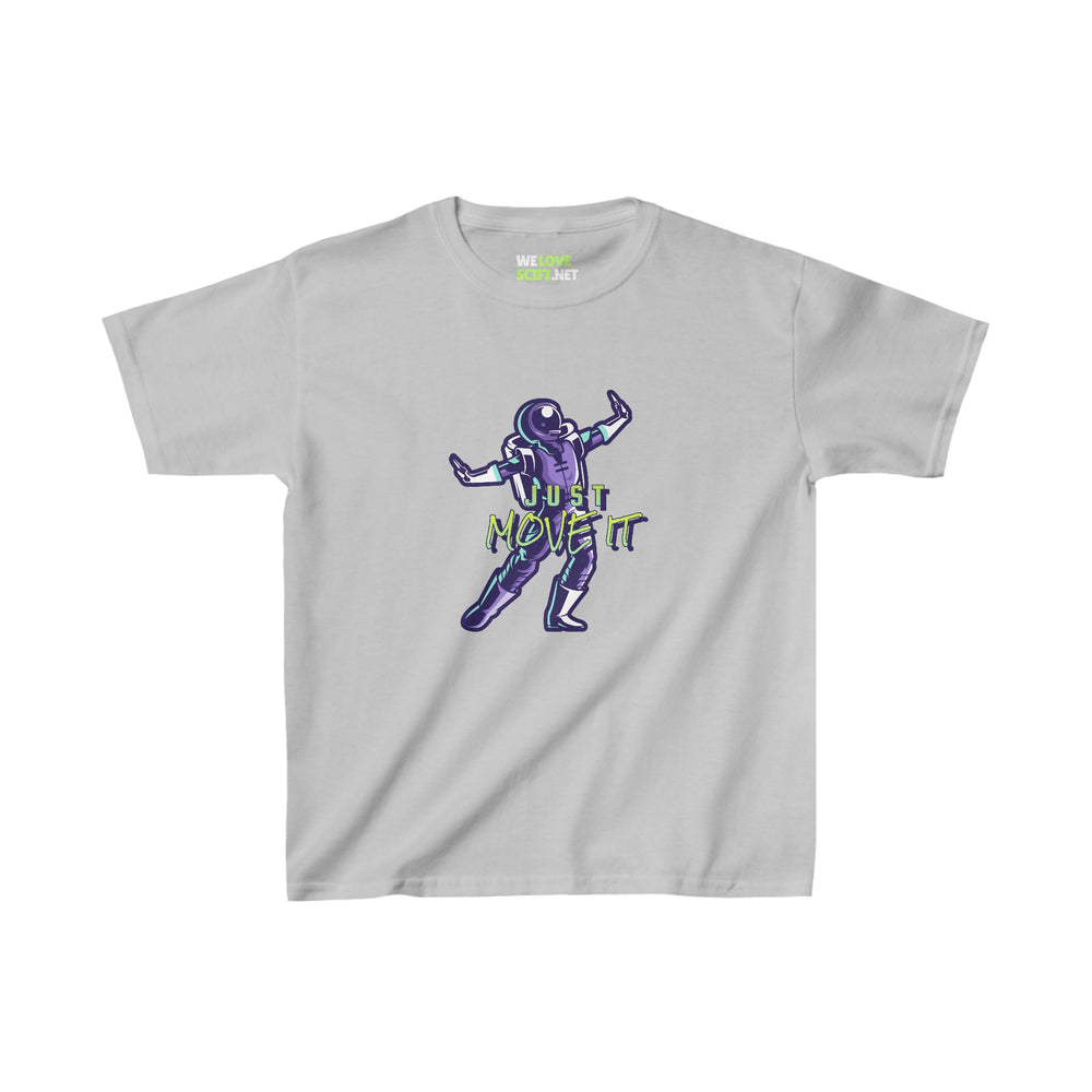 Just Move It Kids Astronaut Tee Heavy Cotton We Love Sci-Fi