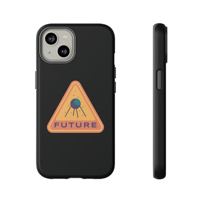 Future Retro Sign SciFi Tough iPhone Mobile Case-welovescifi