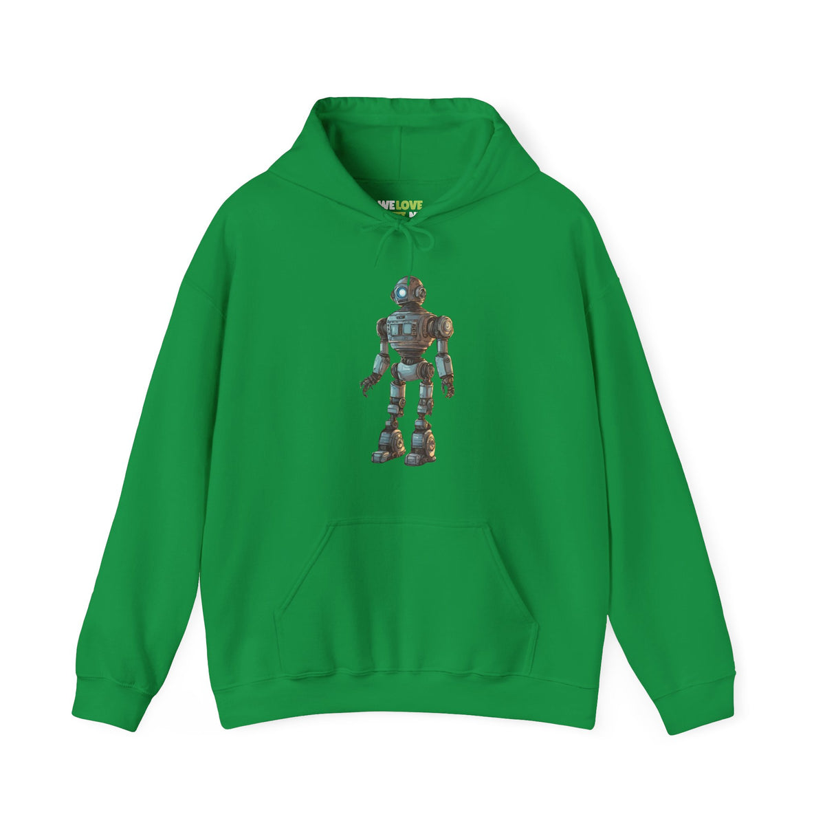 sci-fi hoodie-Hey Human Robot Spaceart Sci-Fi Hoodie