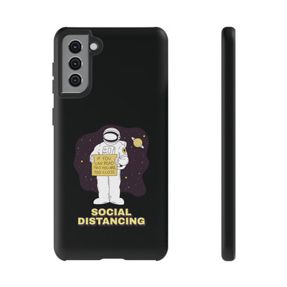 Social Distancing Astronaut Mobile Case