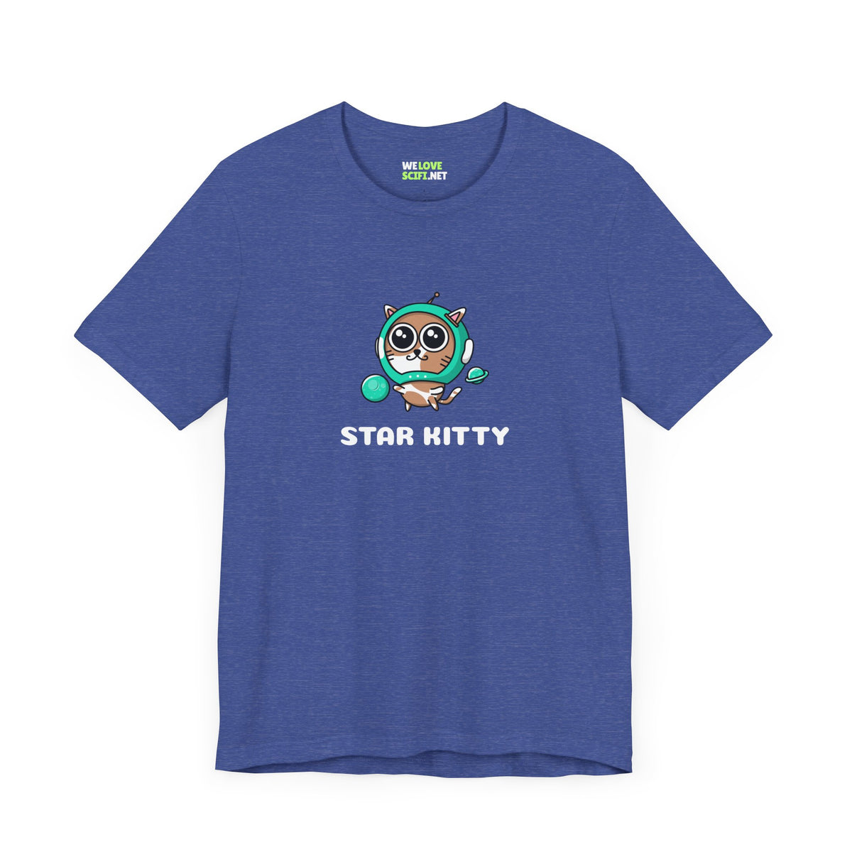 Star Kitty Cat Astronaut Sci-Fi T-Shirt - Funny Sci-Fi Tee