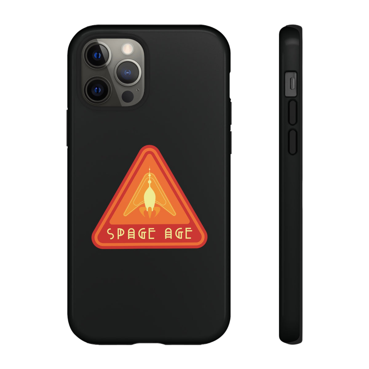 Space Age Retro Sci-Fi Tough iPhone Mobile Cases