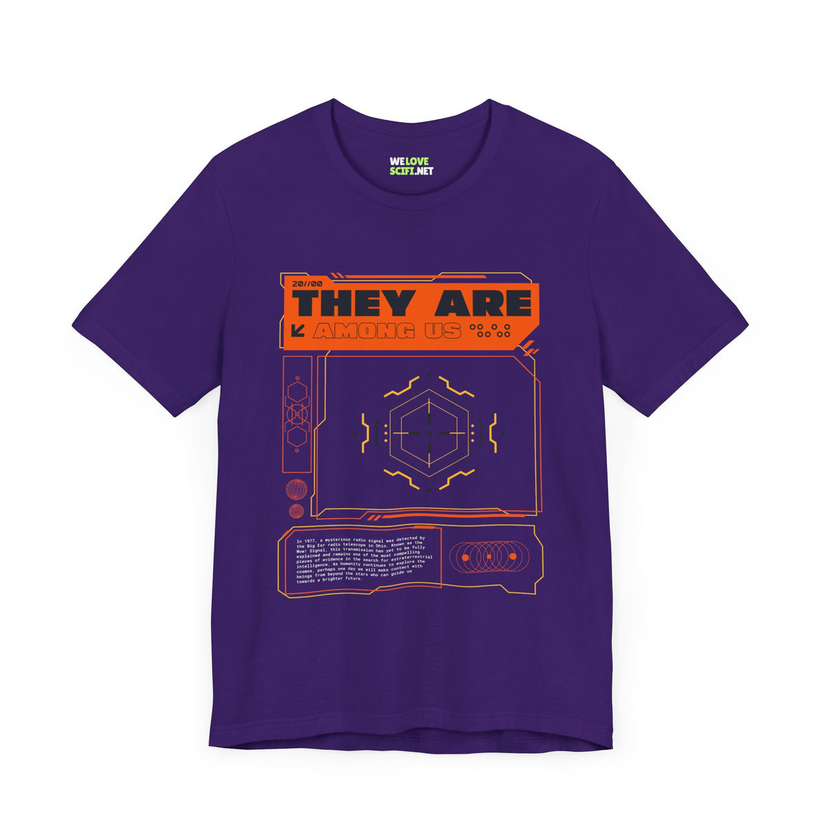 They Are Among Us UFO Sci-Fi T-Shirt-welovescifi.net