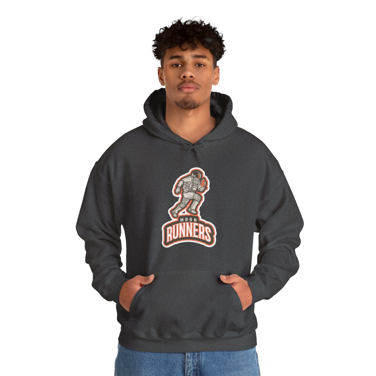 Retro Astronaut Hoodie - Moon Runners Sci-Fi Apparel