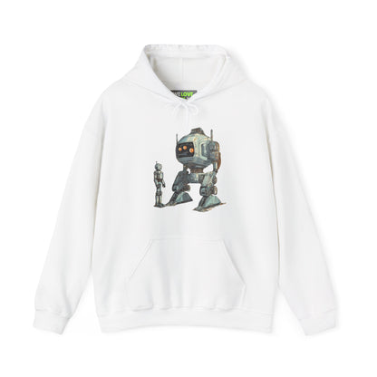 Let's Be Friends Robot Space Hoodie - Sci-Fi Art WeLoveSciFi