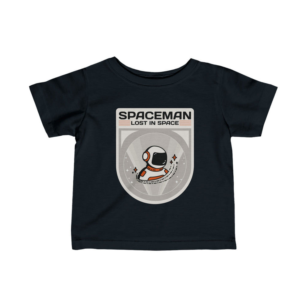 Spaceman Sign Infant Tee | Astronaut Infant Fine Jersey Tee