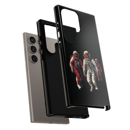 Astronauts In Red SpaceArt Tough Samsung Galaxy Mobile Cases