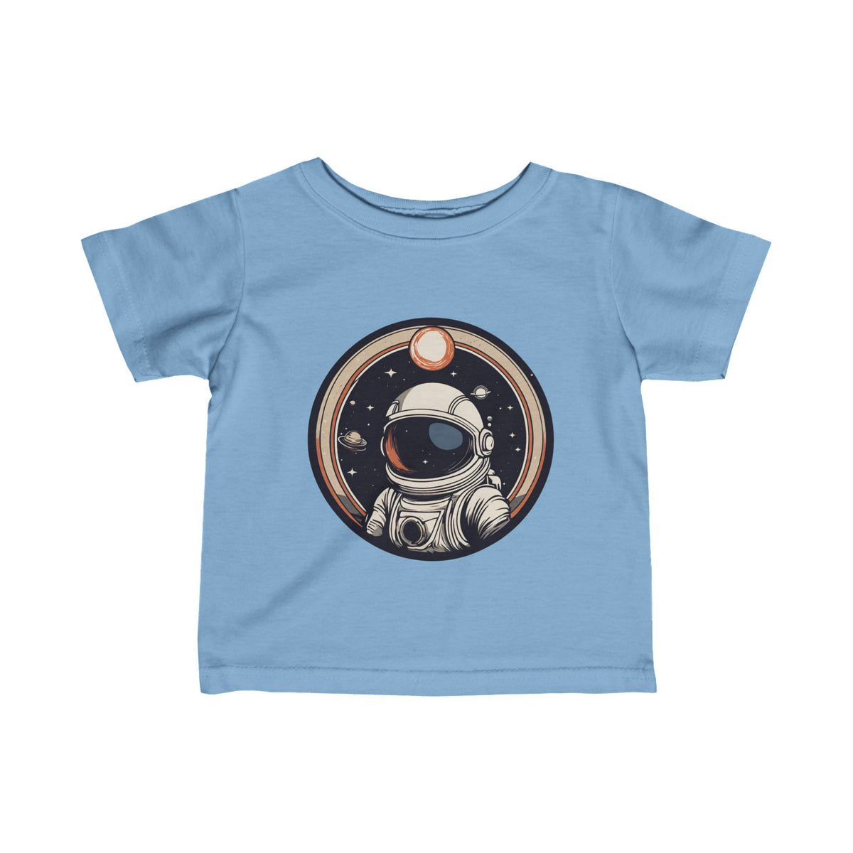 Welcome To Space Age Infant Astronaut Fine Jersey Tee-welovescifi.net