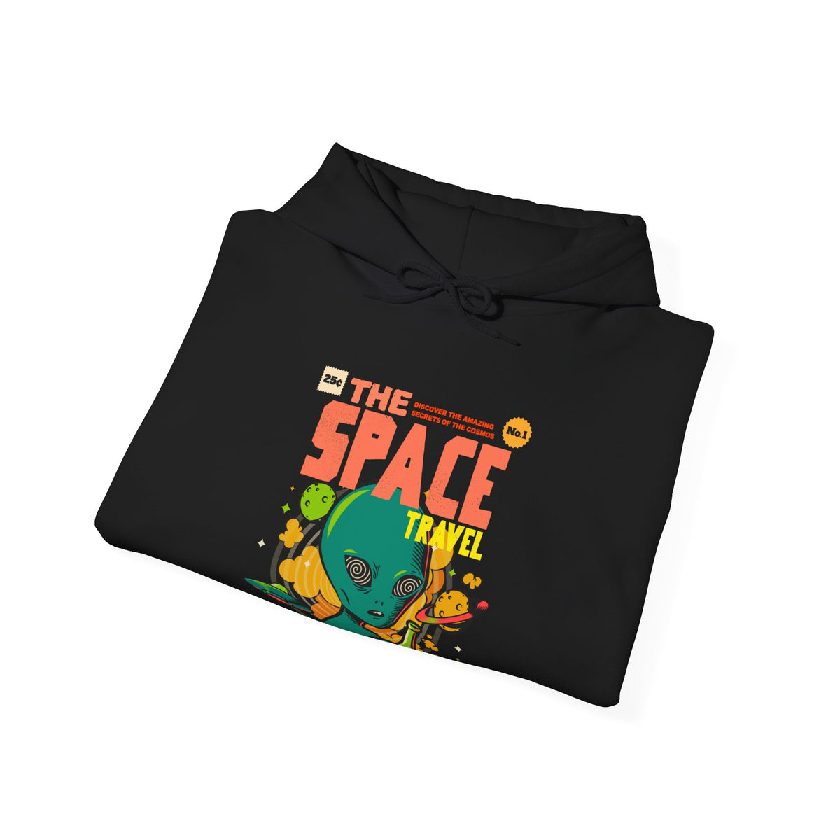 Retro Sci-Fi Hoodie | Space Travel Retro Comic Alien Hoodie