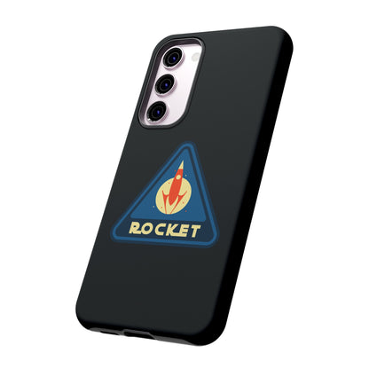 Retro Sci Fi Phone Case | Rocket Retro Sign Samsung Galaxy