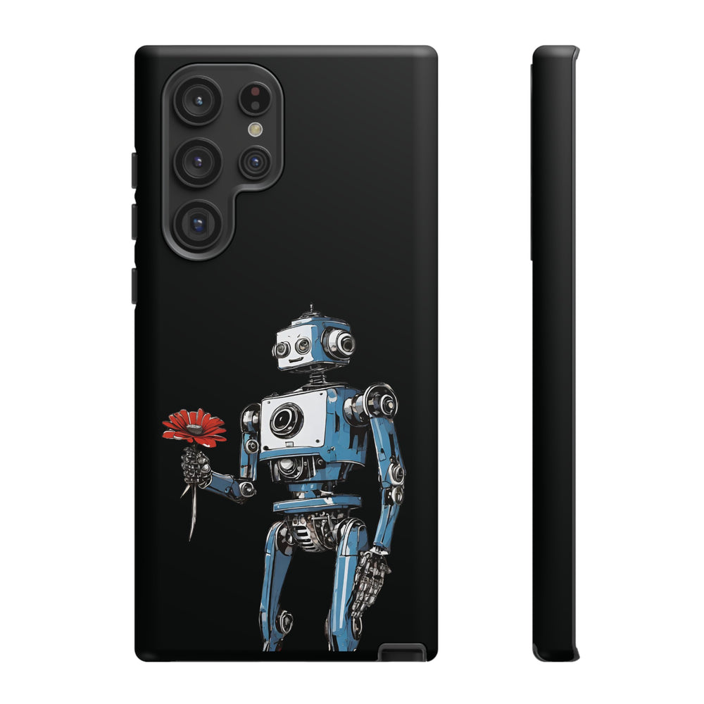 You Never Bring Me Flowers Robot SpaceArt Tough Samsung Galaxy Mobile Cases-welovescifi.net