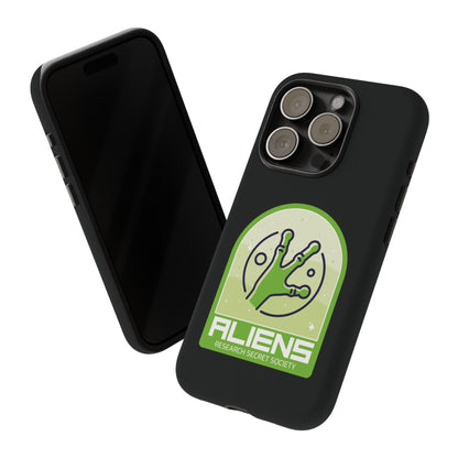 Aliens Research Secret Society UFO Sci-Fi iPhone Mobile Case