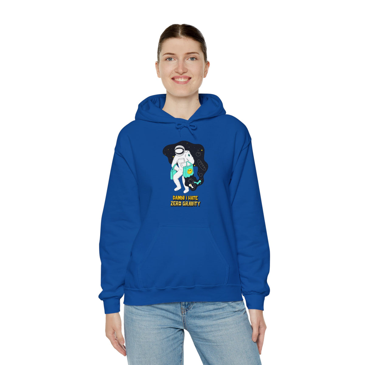 Zero Gravity Funny Astronaut Sci-Fi Hoodie-welovescifi.net