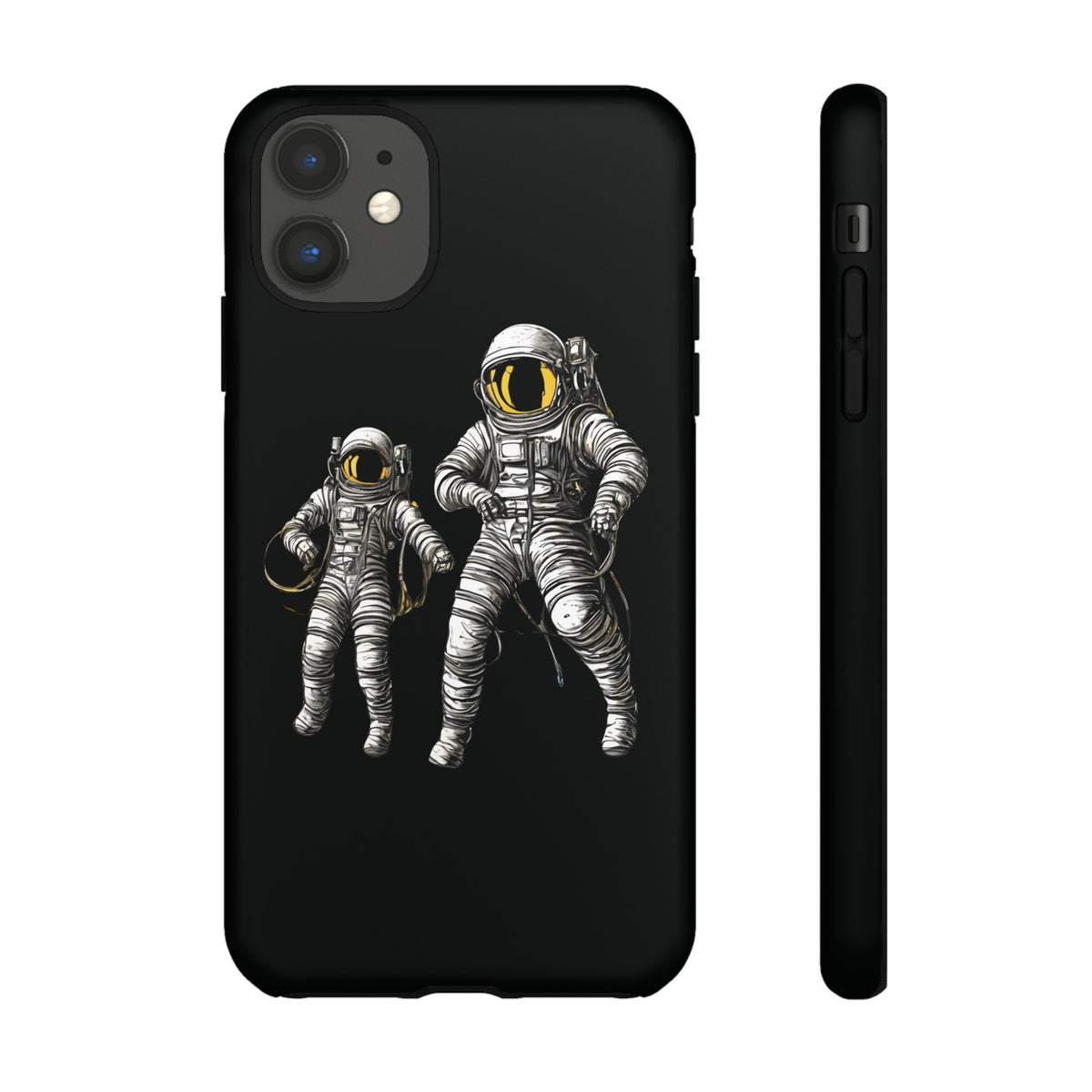 Astronauts Floating Tough iPhone Mobile Cases-welovescifi