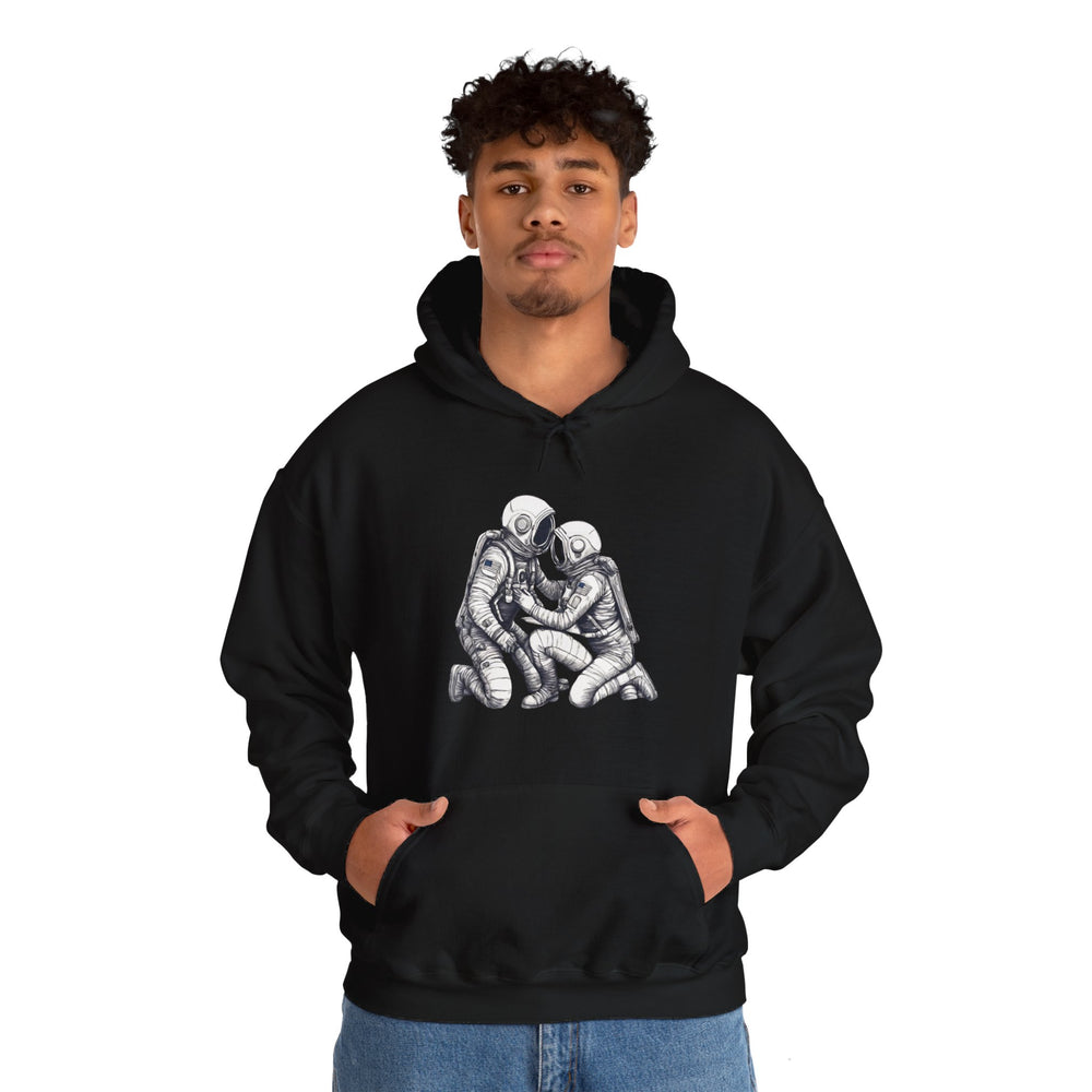 astronut space art hoodie