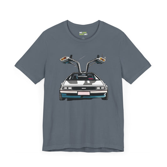 Delorian Sci-Fi T-Shirt | Unique Delorian Sci-Fi Apparel