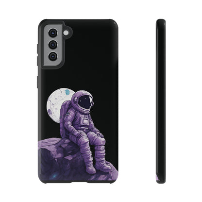 Art Samsung Galaxy Mobile Cases Still Waiting Astronaut